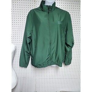 Cutter & Buck WindTec Green Windbreaker Jacket Mens SZ XL